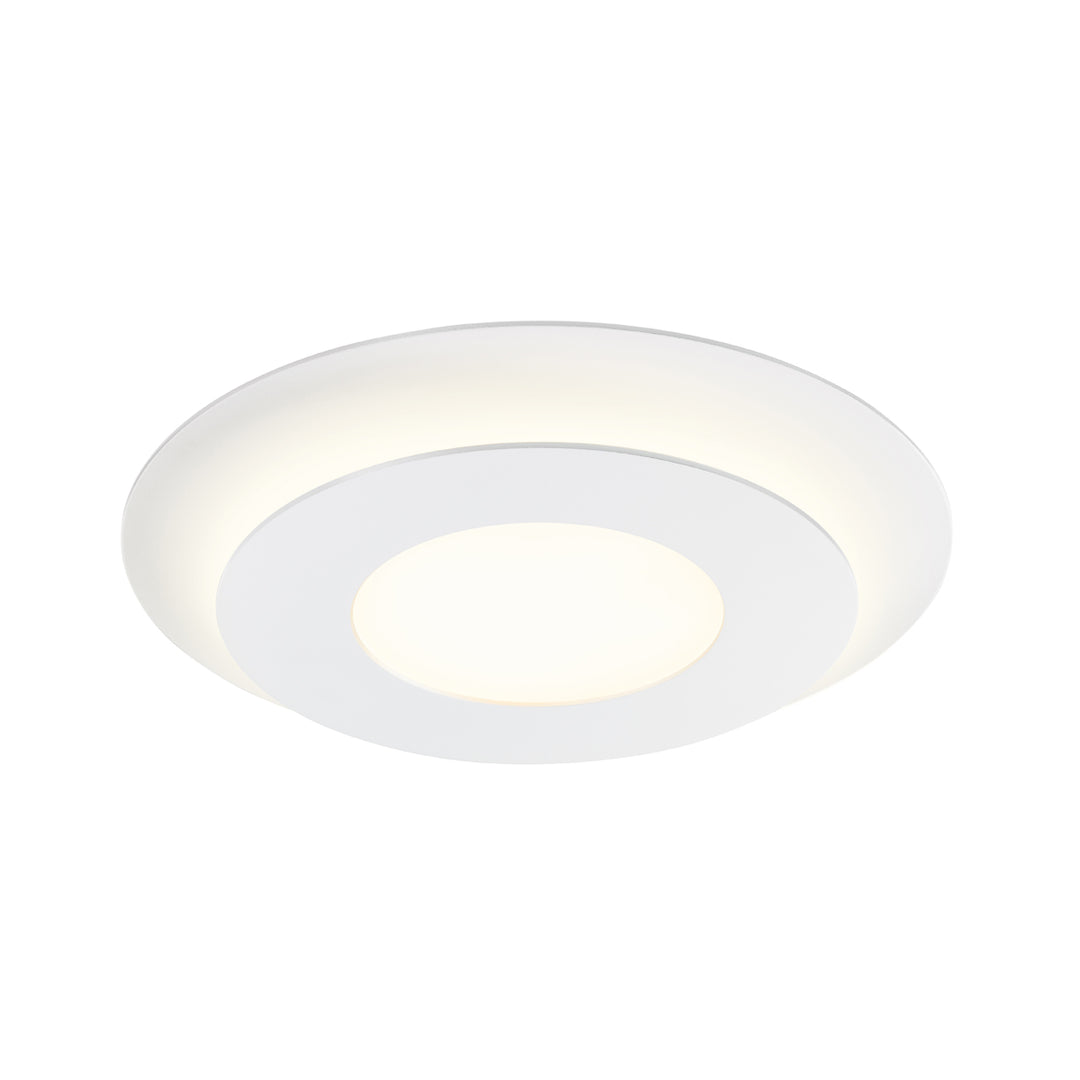Offset LED Surface Mount in Textured White - available from The Lighting Shoppe, trusted by Canadian homeowners