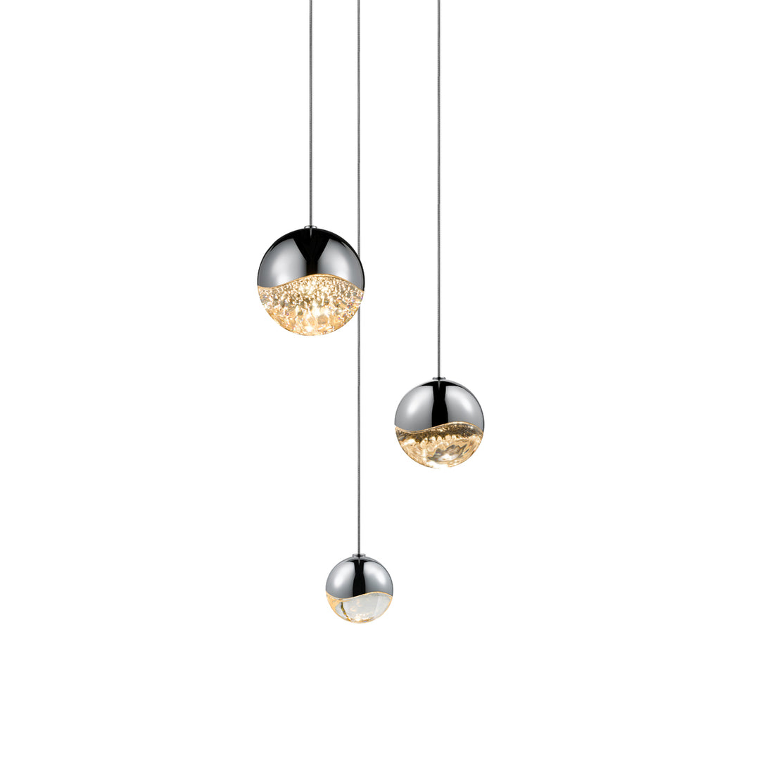 Grapes LED Pendant in Polished Chrome - available from The Lighting Shoppe, trusted by Canadian homeowners