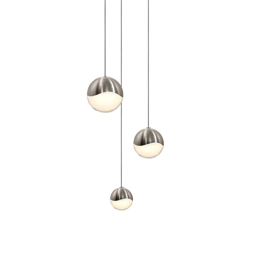 Grapes LED Pendant in Satin Nickel - available from The Lighting Shoppe, trusted by Canadian homeowners