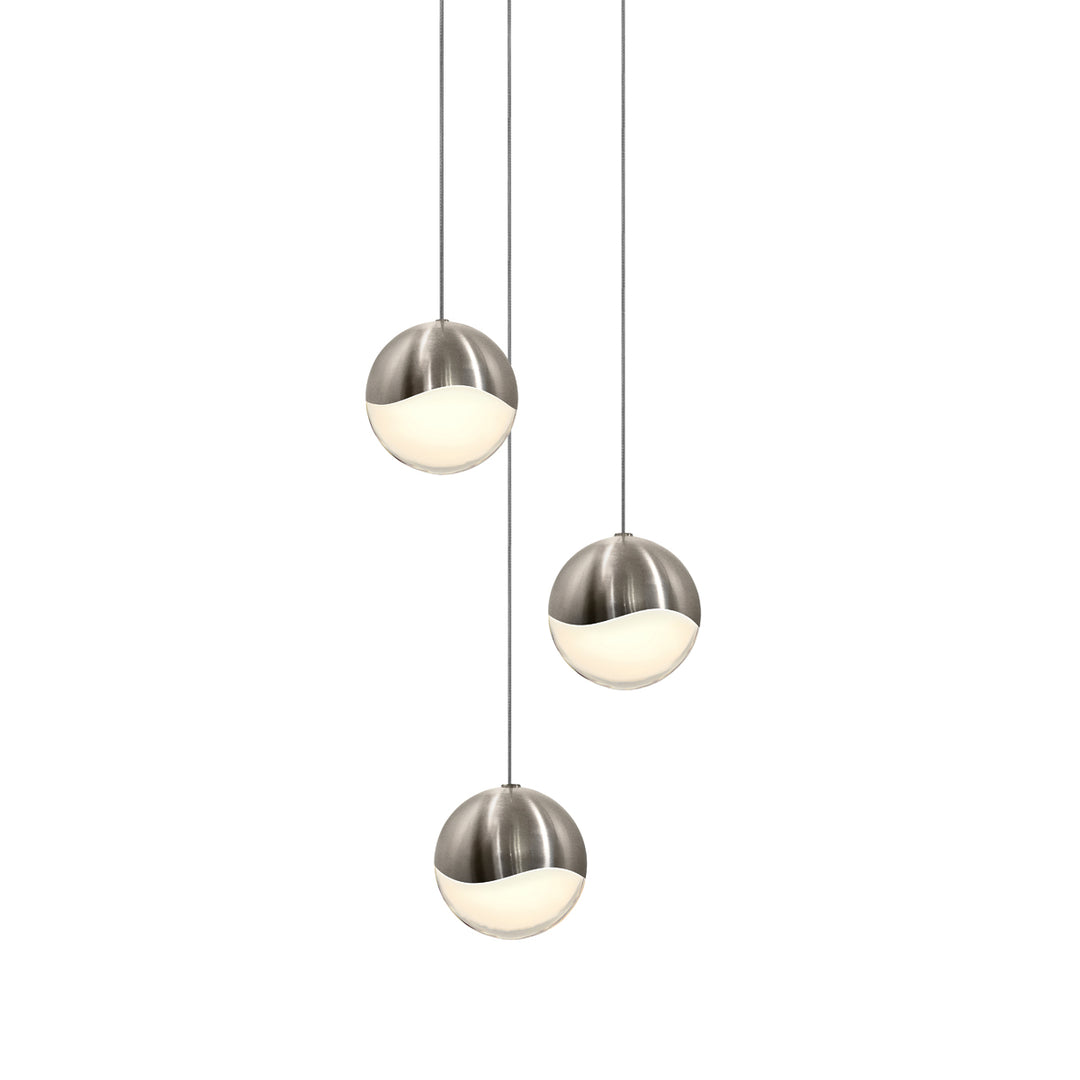 Grapes LED Pendant in Satin Nickel - available from The Lighting Shoppe, trusted by Canadian homeowners