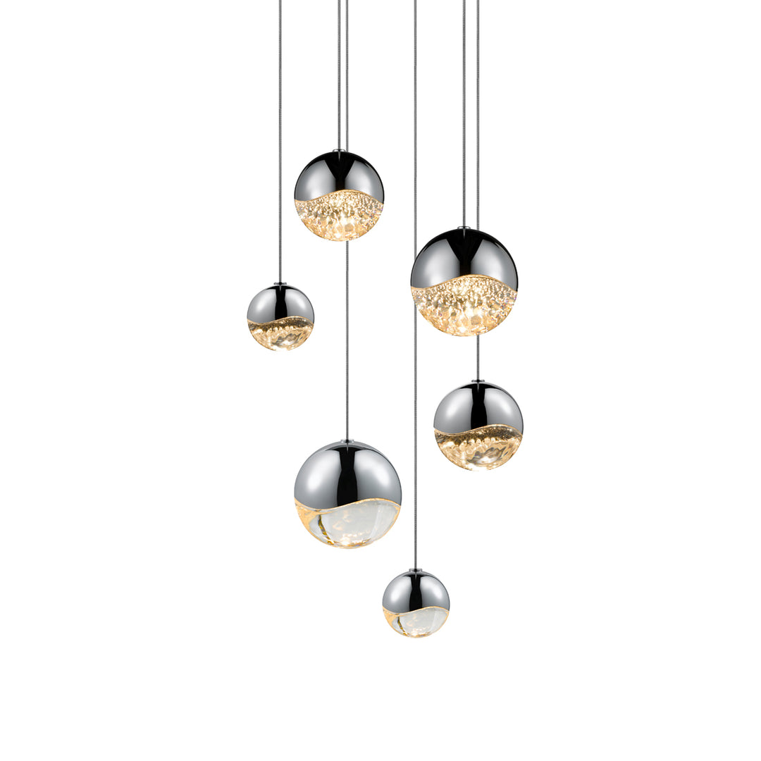Grapes LED Pendant in Polished Chrome - available from The Lighting Shoppe, trusted by Canadian homeowners