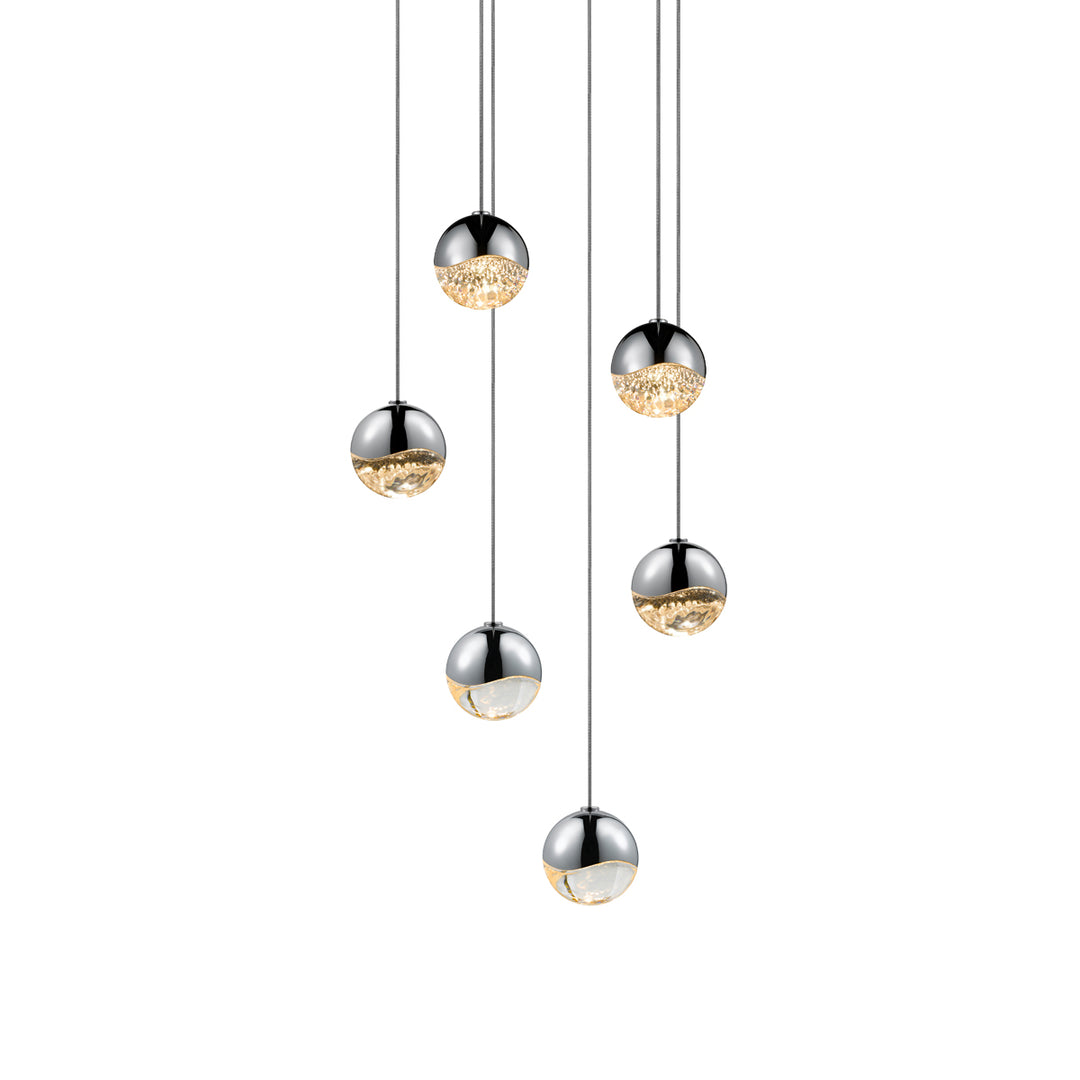 Grapes LED Pendant in Polished Chrome - available from The Lighting Shoppe, trusted by Canadian homeowners