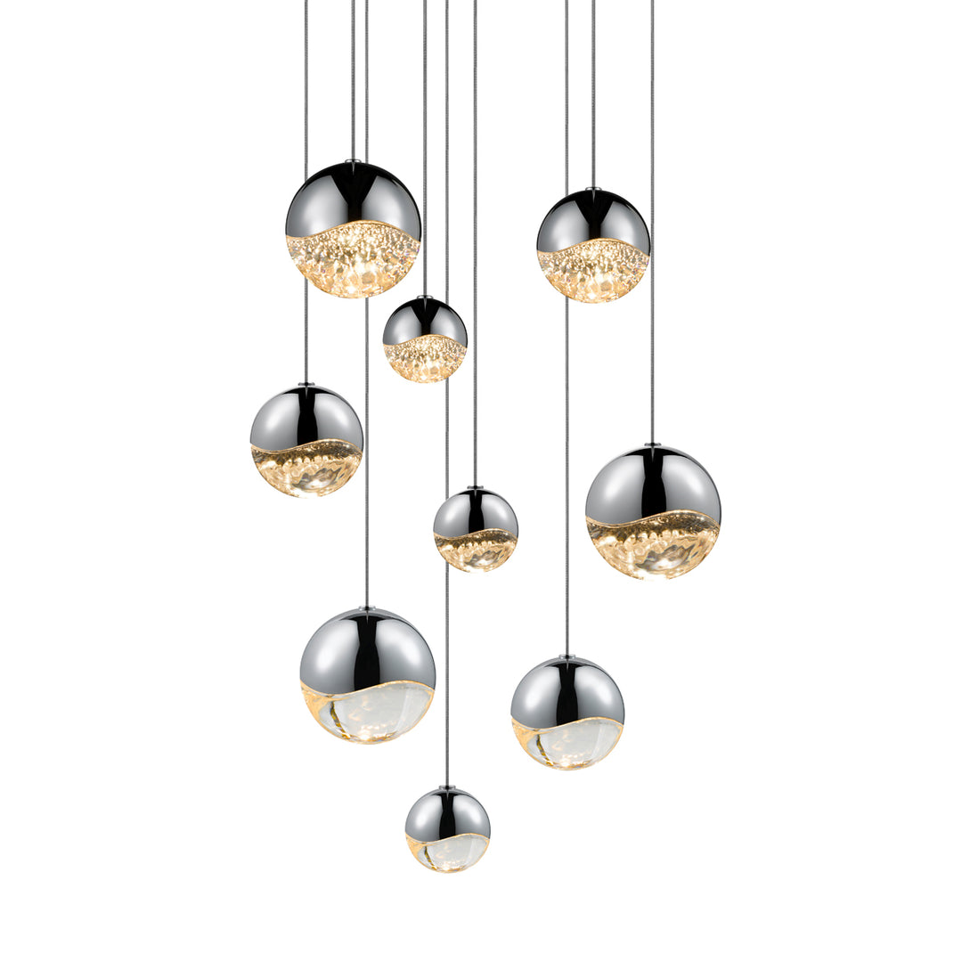 Grapes LED Pendant in Polished Chrome - available from The Lighting Shoppe, trusted by Canadian homeowners