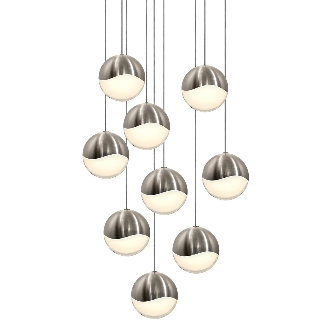 Grapes LED Pendant in Satin Nickel - available from The Lighting Shoppe, trusted by Canadian homeowners