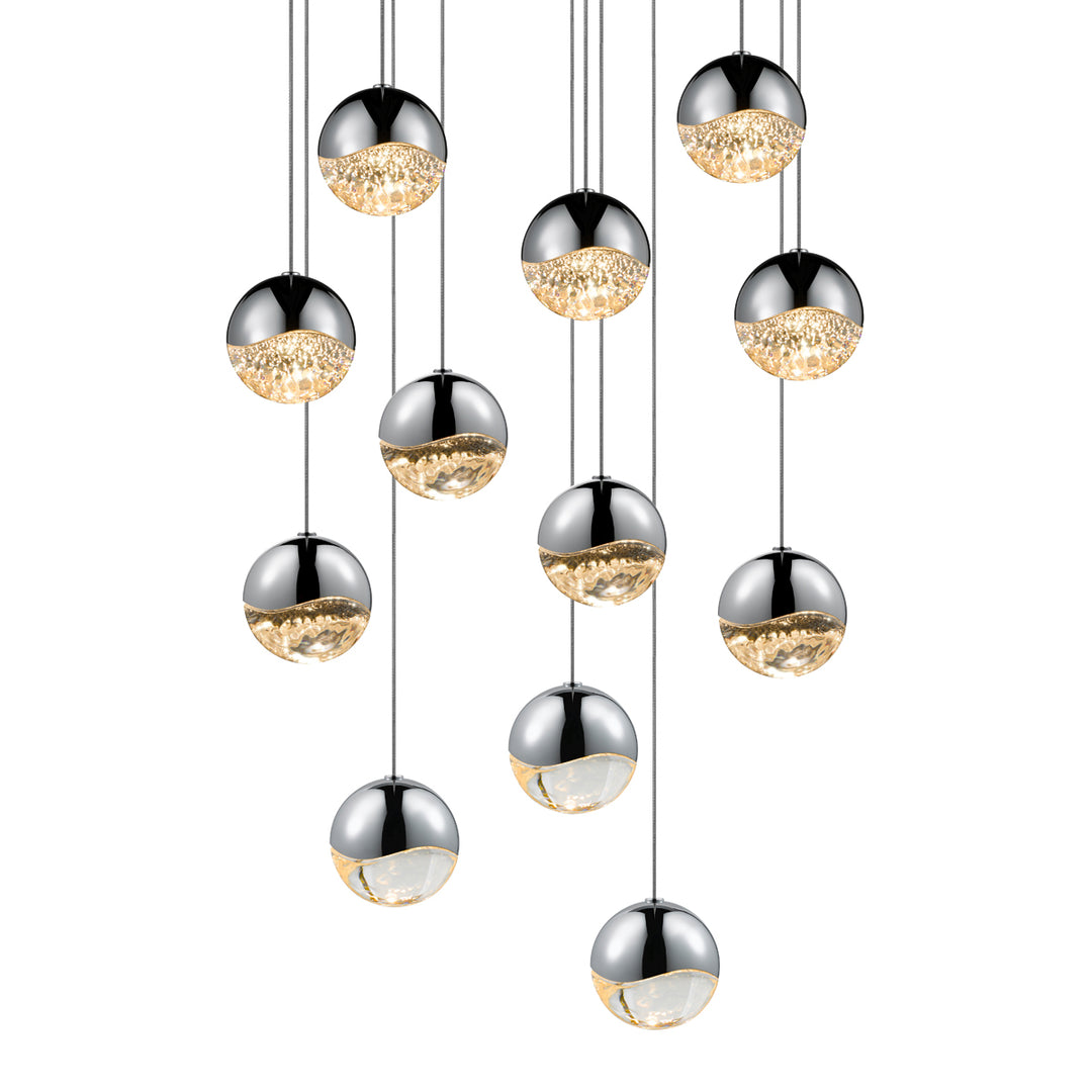 Grapes LED Pendant in Polished Chrome - available from The Lighting Shoppe, trusted by Canadian homeowners