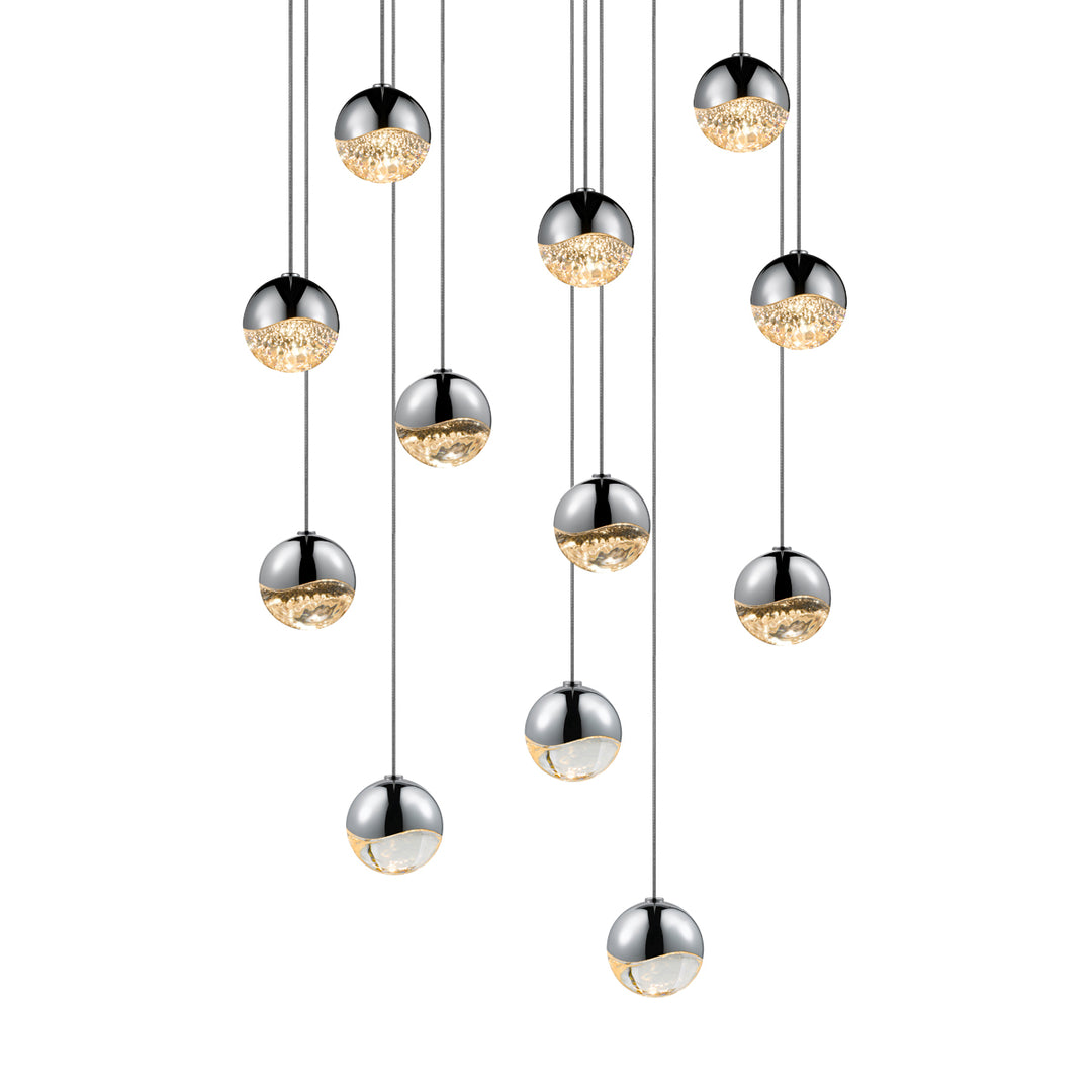 Grapes LED Pendant in Polished Chrome - available from The Lighting Shoppe, trusted by Canadian homeowners
