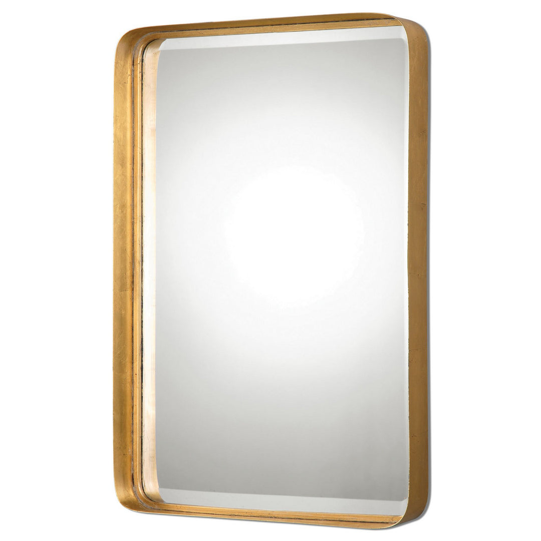 Crofton Mirror in Antiqued Gold Leaf - available from The Lighting Shoppe, trusted by Canadian homeowners