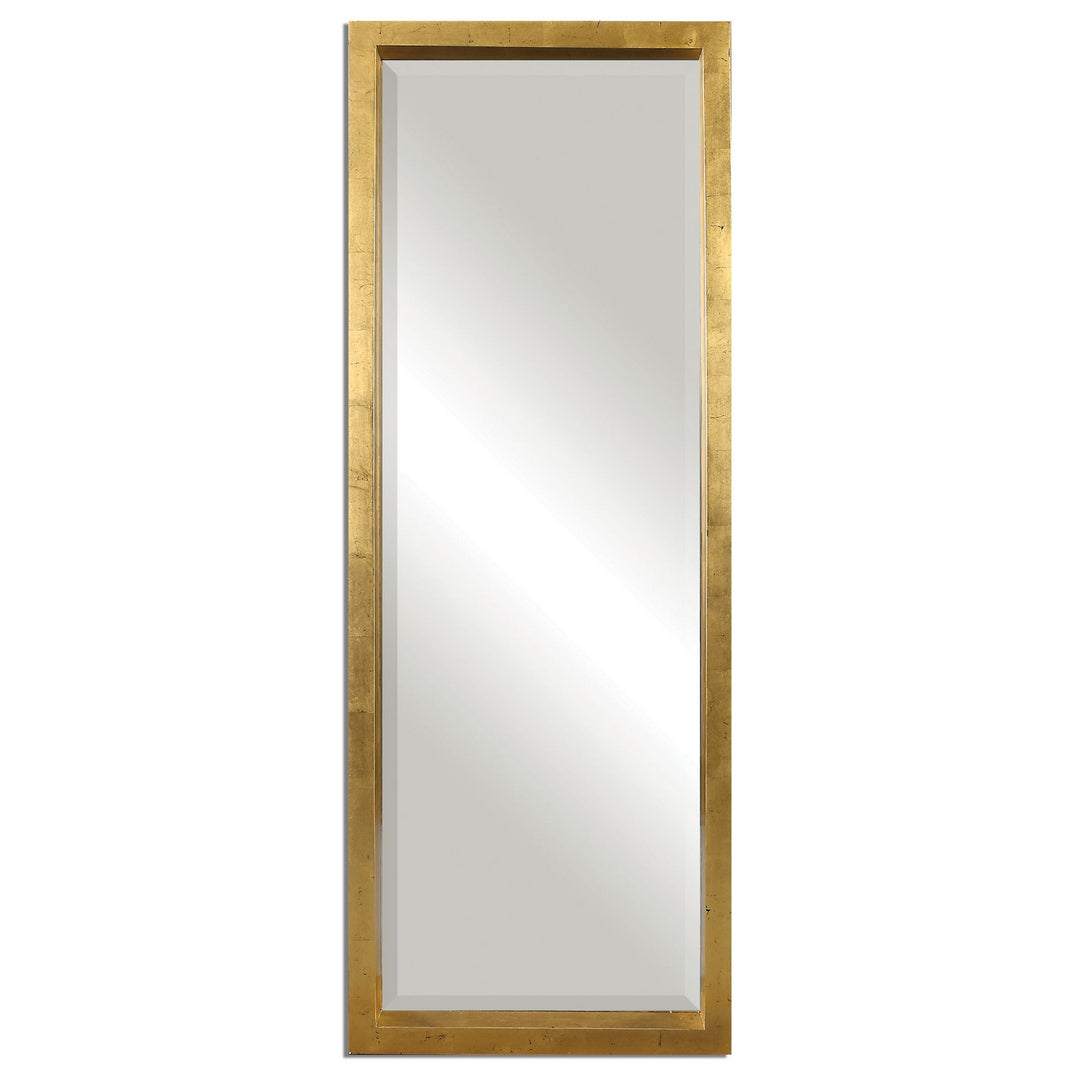 Edmonton Mirror in Antiqued Gold Leaf - available from The Lighting Shoppe, trusted by Canadian homeowners