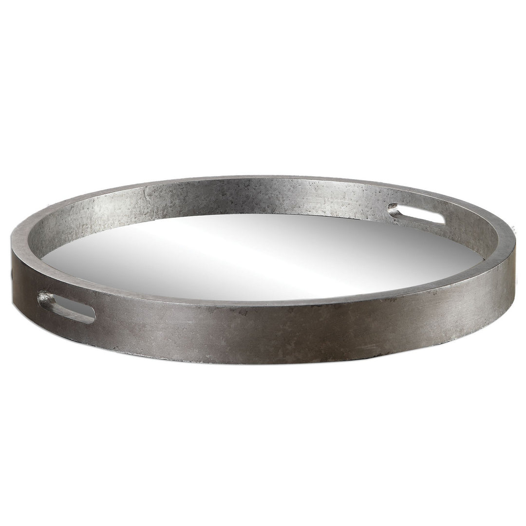 Bechet Tray in Antiqued Silver - available from The Lighting Shoppe, trusted by Canadian homeowners