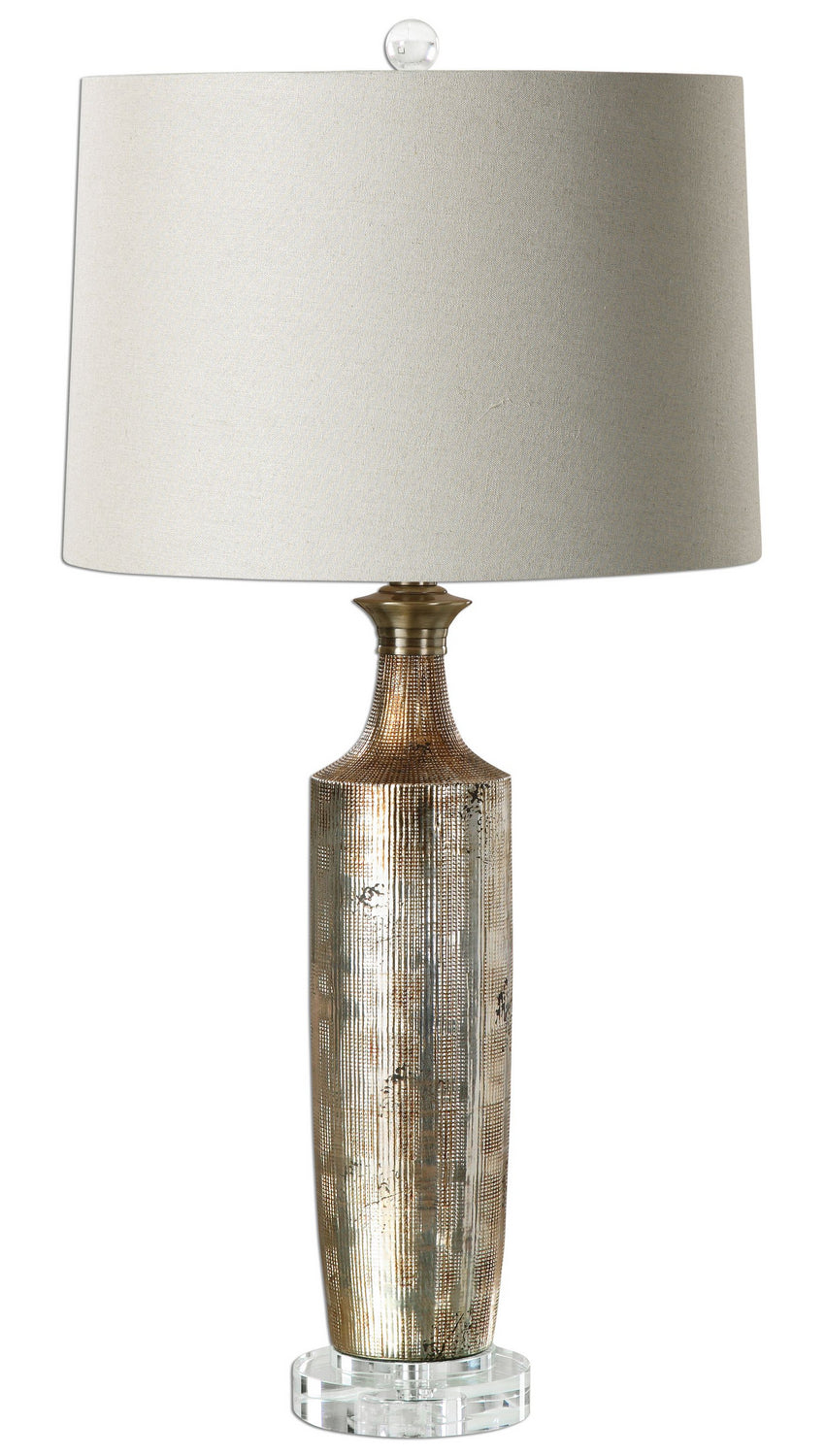 Valdieri One Light Table Lamp in Metallic Bronze - available from The Lighting Shoppe, trusted by Canadian homeowners
