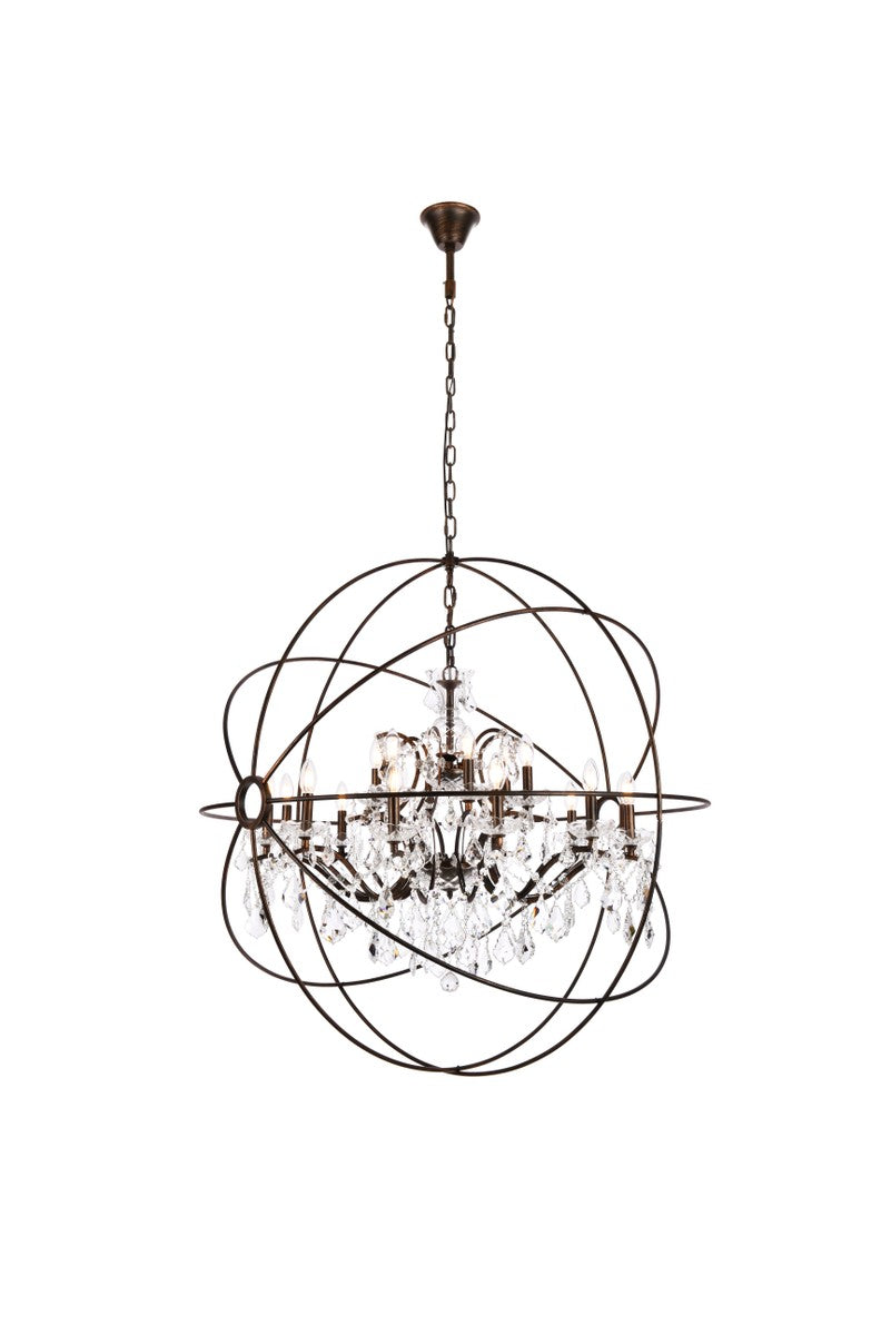 Geneva 18 Light Chandelier in Dark Bronze - available from The Lighting Shoppe, trusted by Canadian homeowners