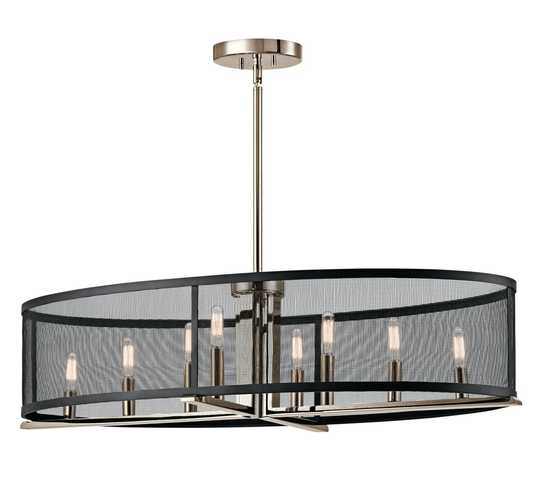 Kichler Canada - 43712PN - Eight Light Chandelier - Titus - Polished Nickel