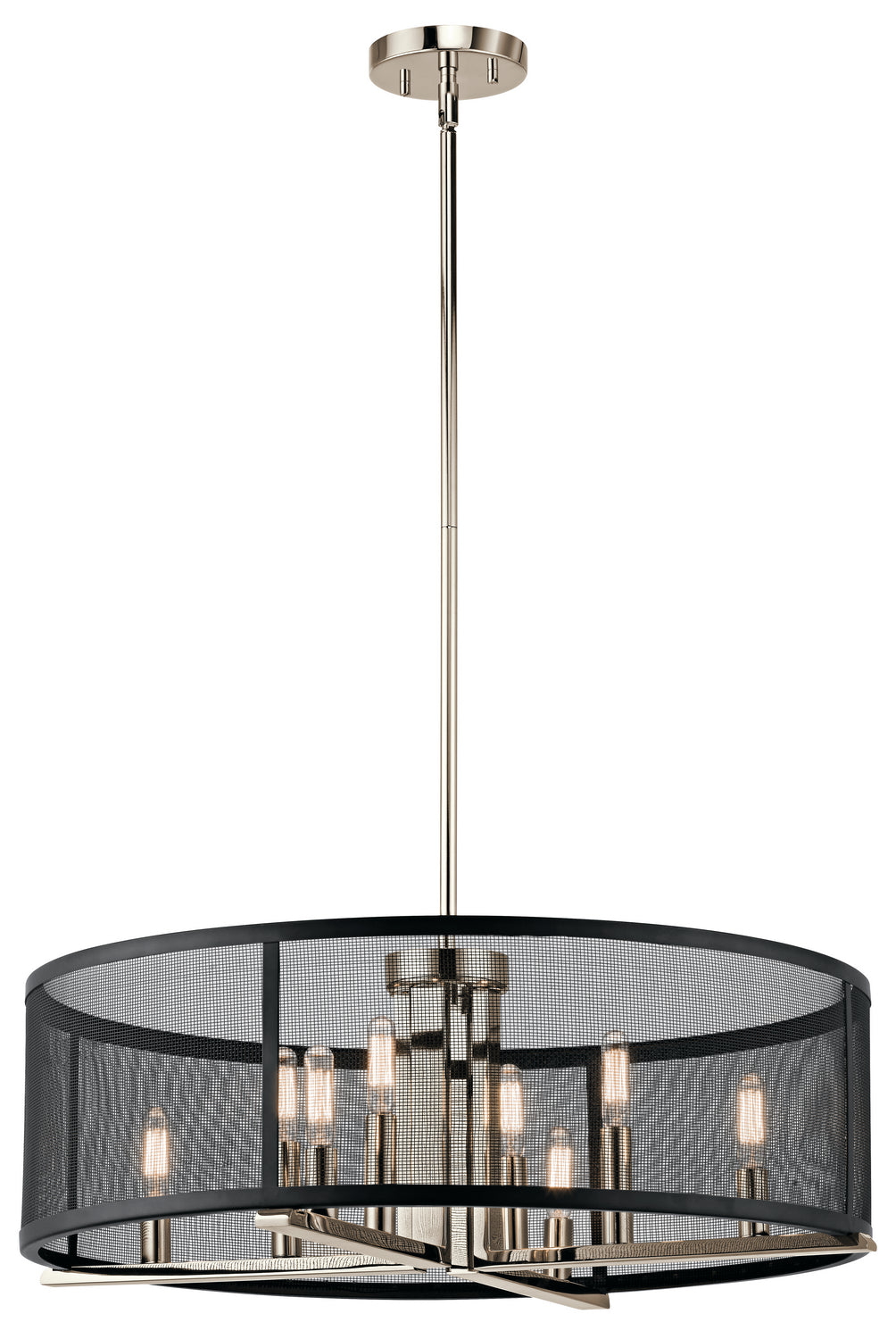 Kichler Canada - 43715PN - Eight Light Chandelier - Titus - Polished Nickel