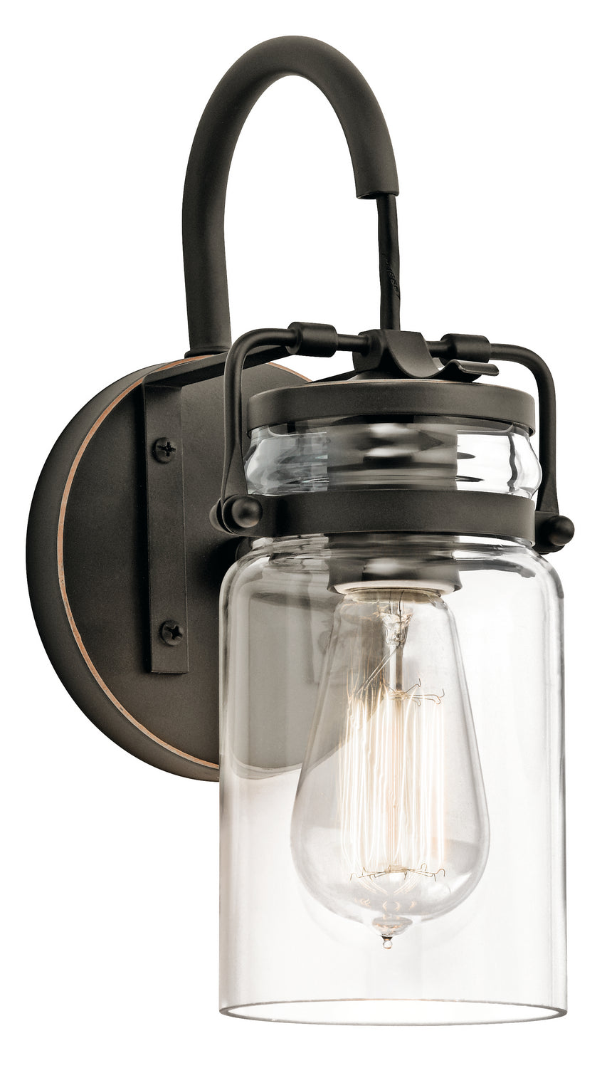 Kichler Canada - 45576OZ - One Light Wall Sconce - Brinley - Olde Bronze