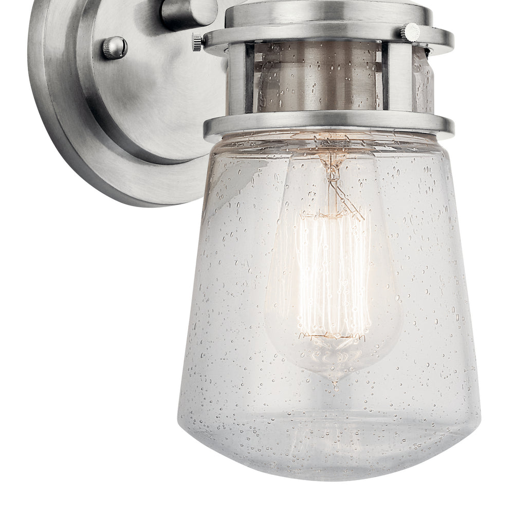 Kichler Canada - 49444BA - One Light Outdoor Wall Mount - Lyndon - Brushed Aluminum
