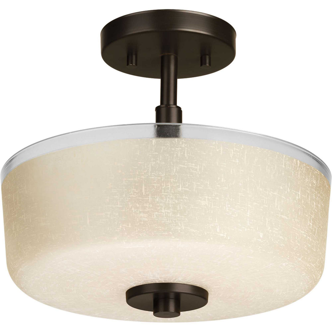Alexa Two Light Close-to-Ceiling in Antique Bronze - available from The Lighting Shoppe, trusted by Canadian homeowners