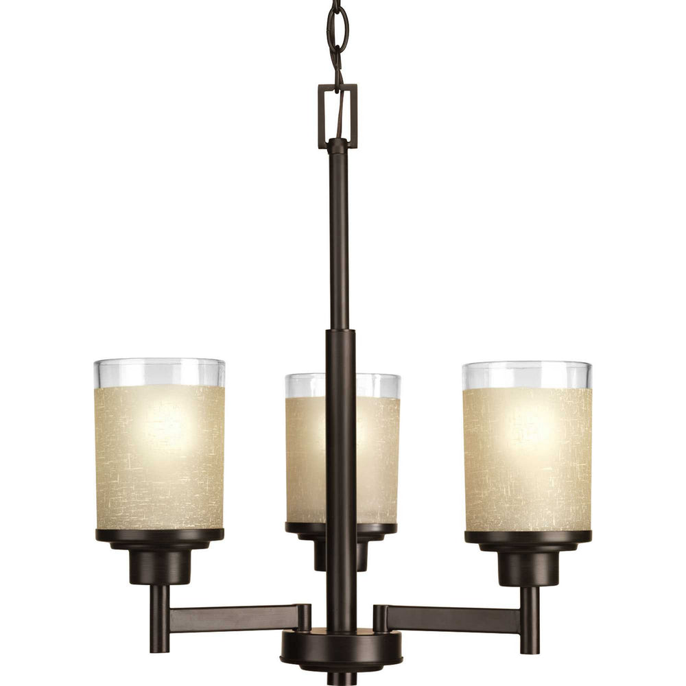 Progress Canada - P4458-20 - Three Light Chandelier - Alexa - Antique Bronze