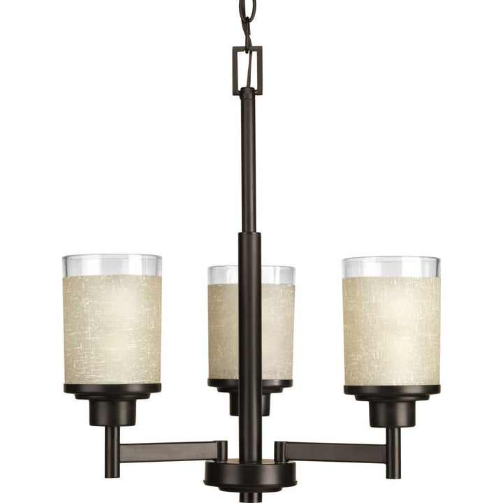 Progress Canada - P4458-20 - Three Light Chandelier - Alexa - Antique Bronze