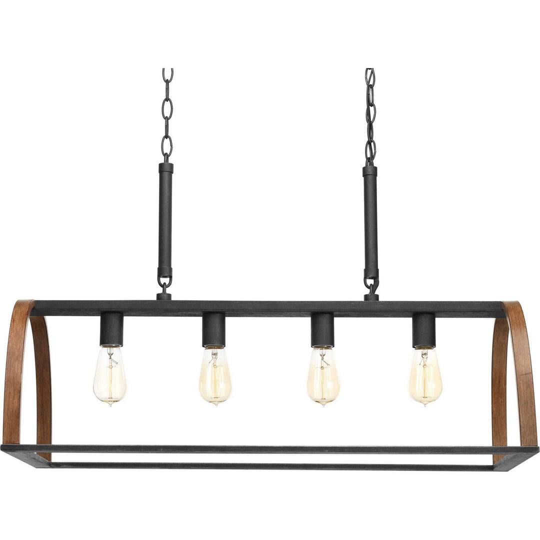 Progress Canada - P4720-71 - Four Light Island Pendant - Trestle - Gilded Iron