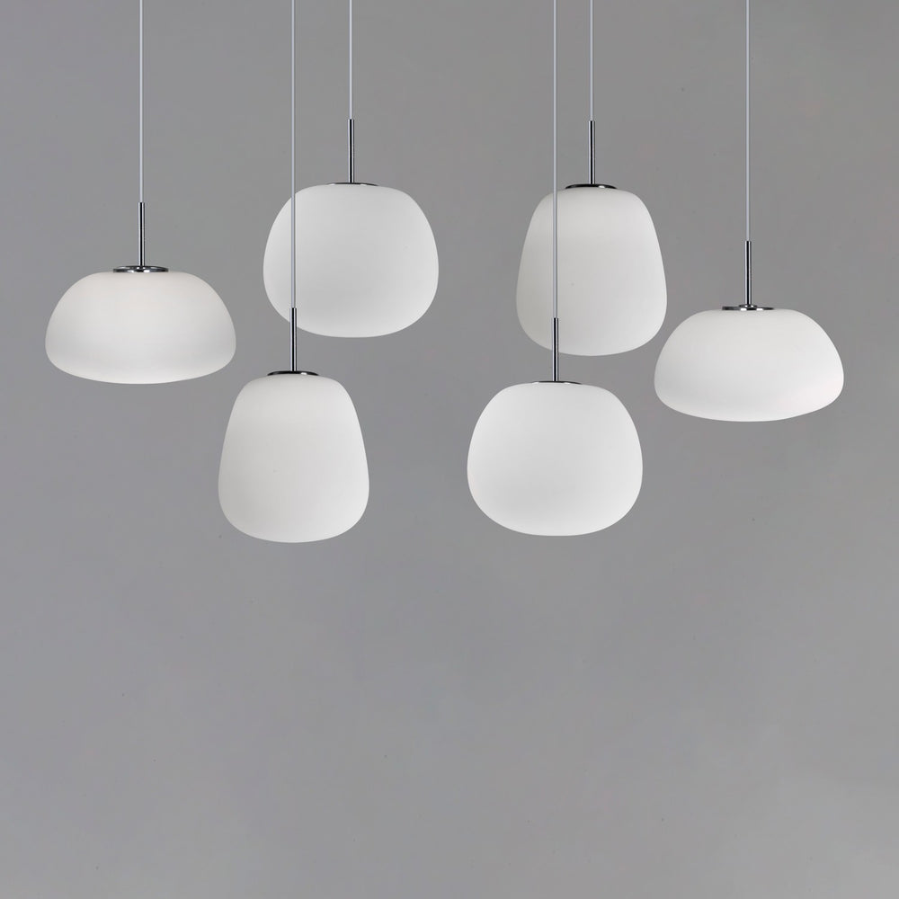 ET2 - E21124-11WT - LED Pendant - Puffs - White