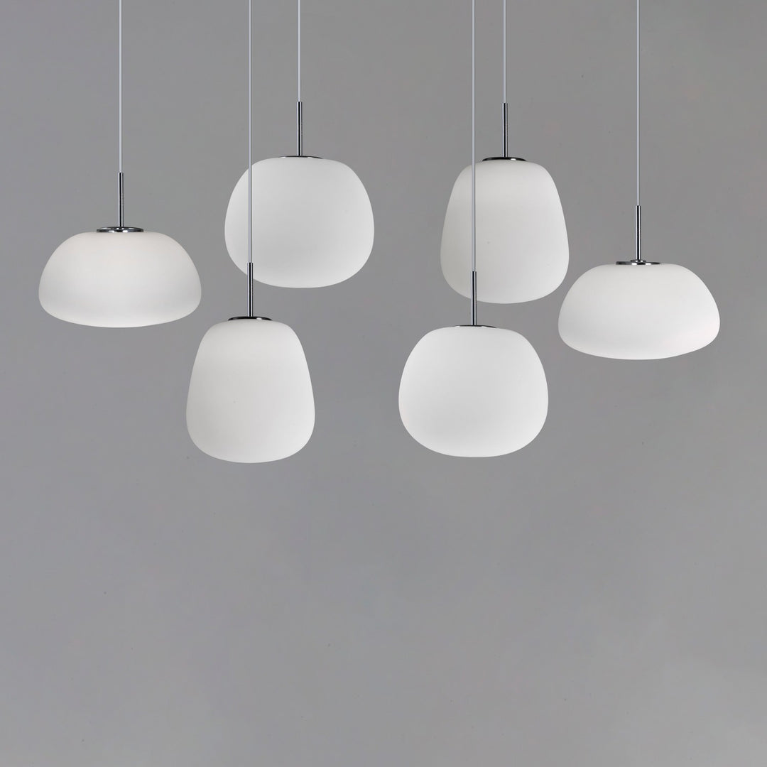 ET2 - E21124-11WT - LED Pendant - Puffs - White