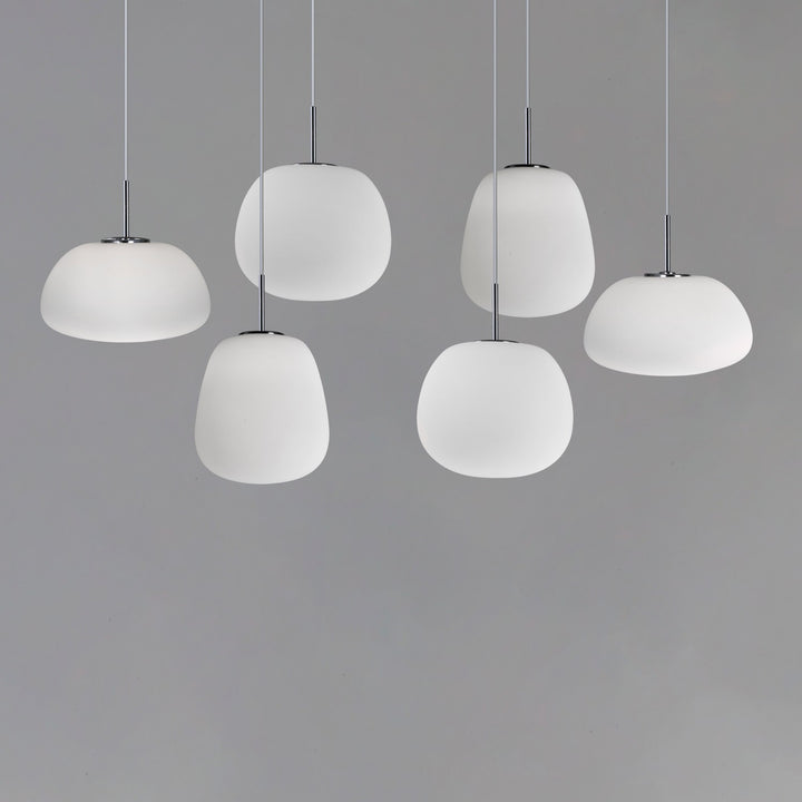 ET2 - E21124-11WT - LED Pendant - Puffs - White