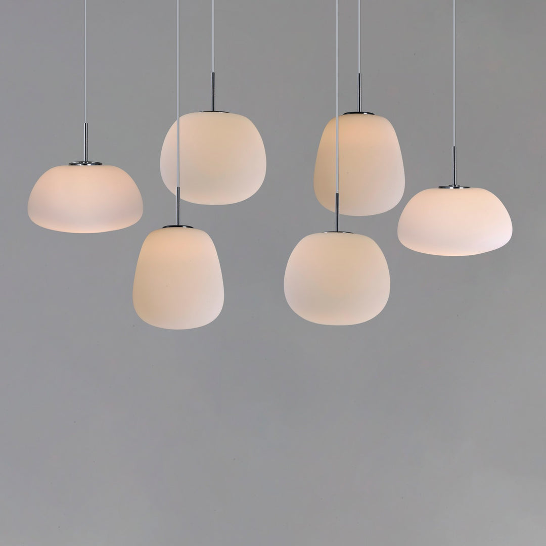 ET2 - E21124-11WT - LED Pendant - Puffs - White