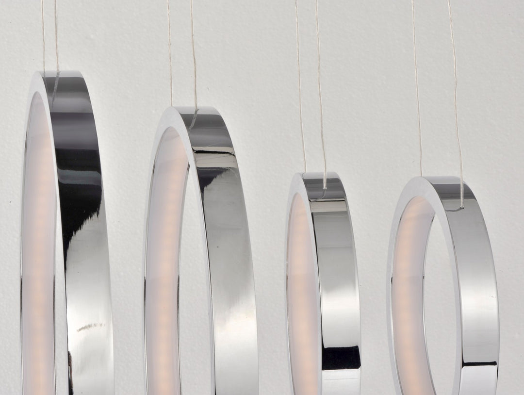 ET2 - E22716-PC - LED Pendant - Hoops LED - Polished Chrome