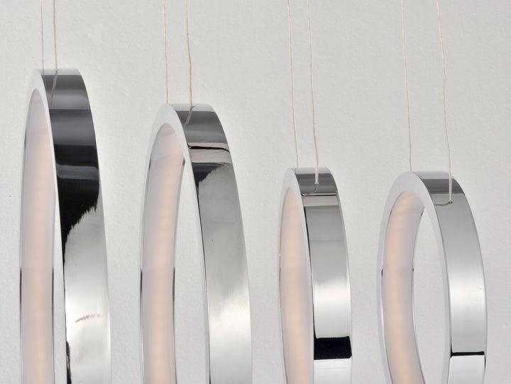 ET2 - E22716-PC - LED Pendant - Hoops LED - Polished Chrome