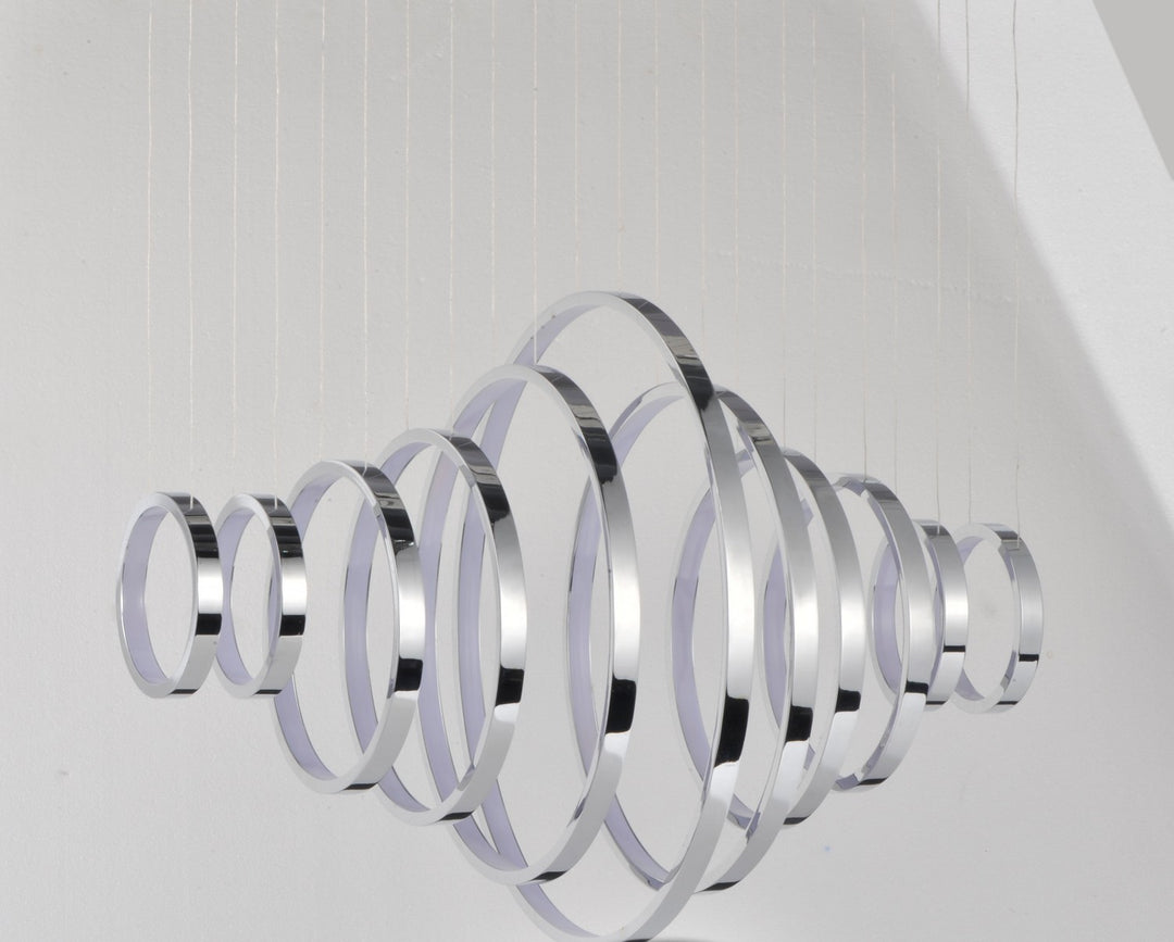 ET2 - E22716-PC - LED Pendant - Hoops LED - Polished Chrome