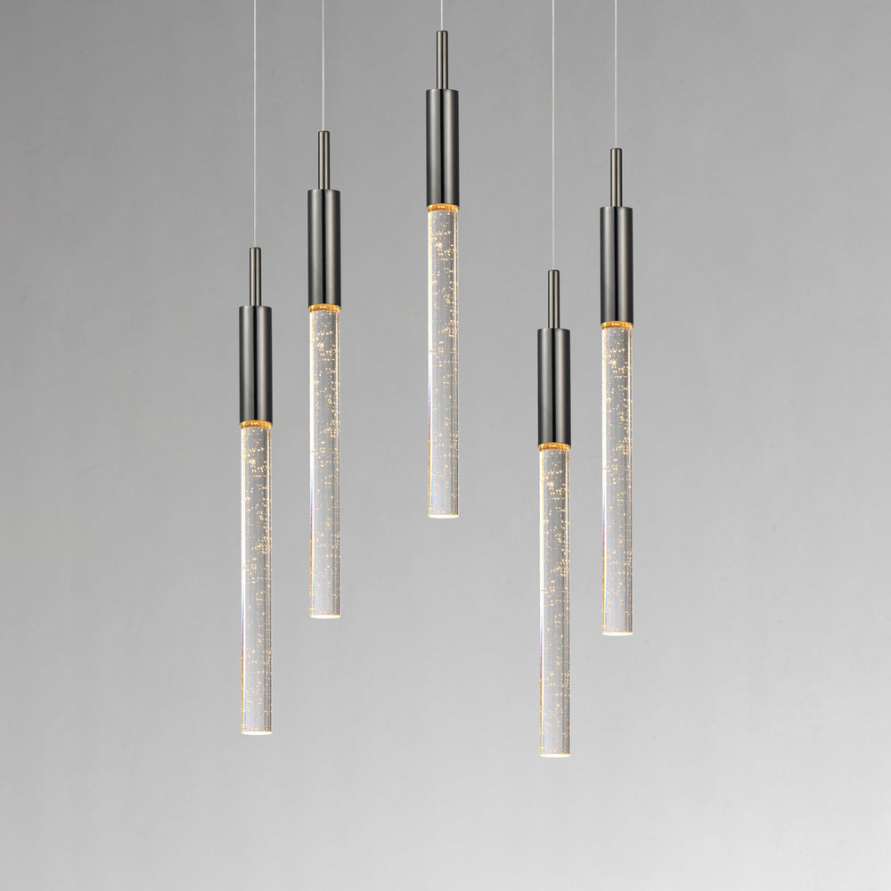 ET2 - E32775-91BC - LED Pendant - Scepter - Black Chrome