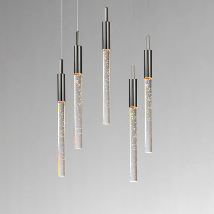 ET2 - E32775-91BC - LED Pendant - Scepter - Black Chrome