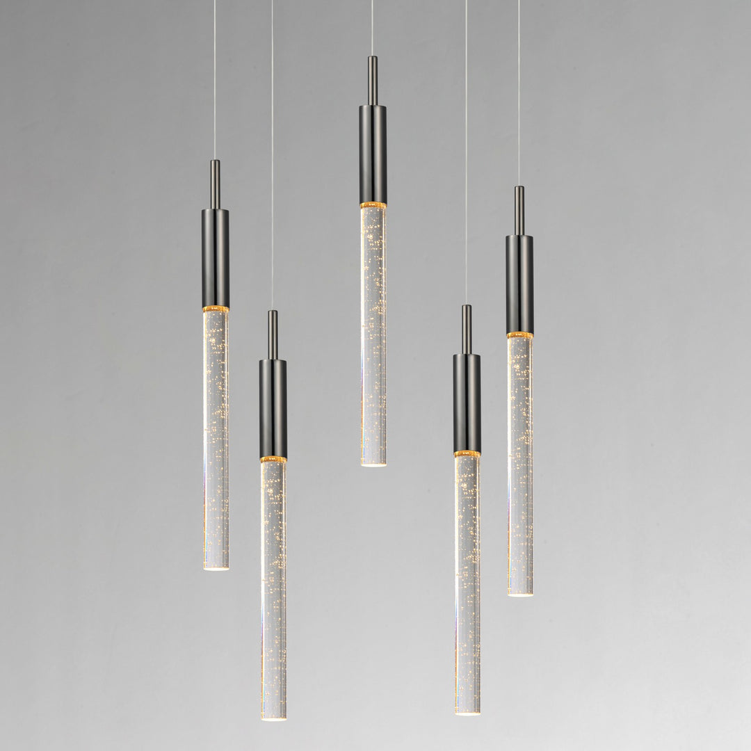 ET2 - E32775-91BC - LED Pendant - Scepter - Black Chrome