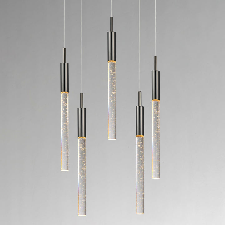 ET2 - E32775-91BC - LED Pendant - Scepter - Black Chrome