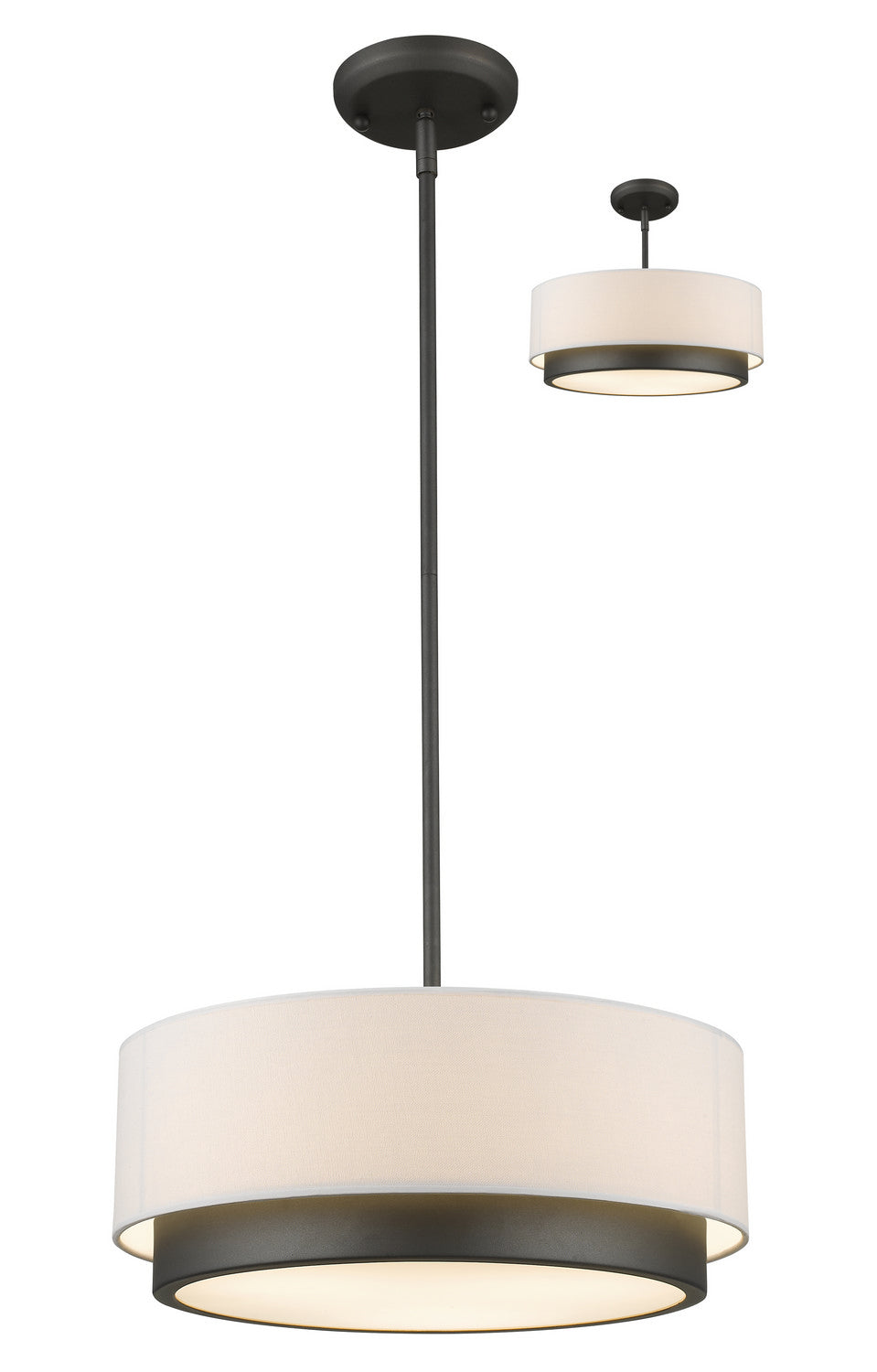 Jade Three Light Pendant in Factory Bronze - available from The Lighting Shoppe, trusted by Canadian homeowners