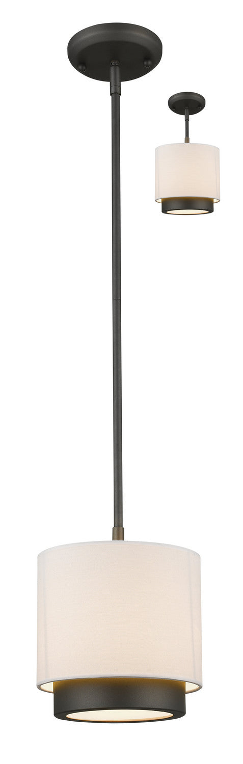 Jade One Light Pendant in Factory Bronze - available from The Lighting Shoppe, trusted by Canadian homeowners