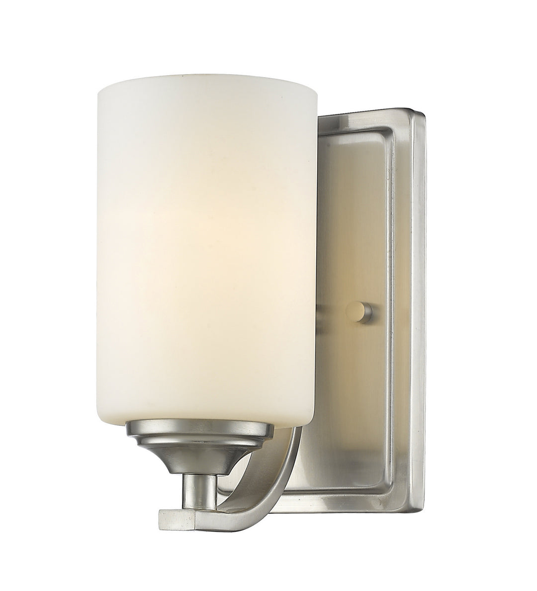 Bordeaux One Light Wall Sconce in Brushed Nickel - available from The Lighting Shoppe, trusted by Canadian homeowners