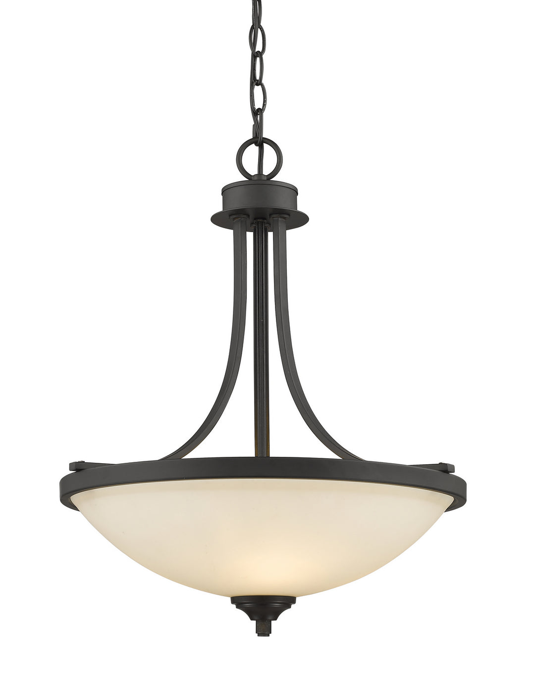 Bordeaux Three Light Pendant in Bronze - available from The Lighting Shoppe, trusted by Canadian homeowners