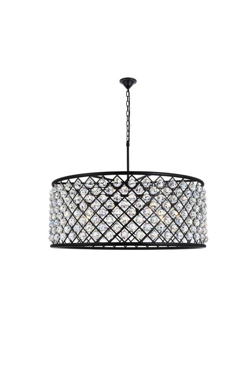 Madison Ten Light Chandelier in Matte Black - available from The Lighting Shoppe, trusted by Canadian homeowners