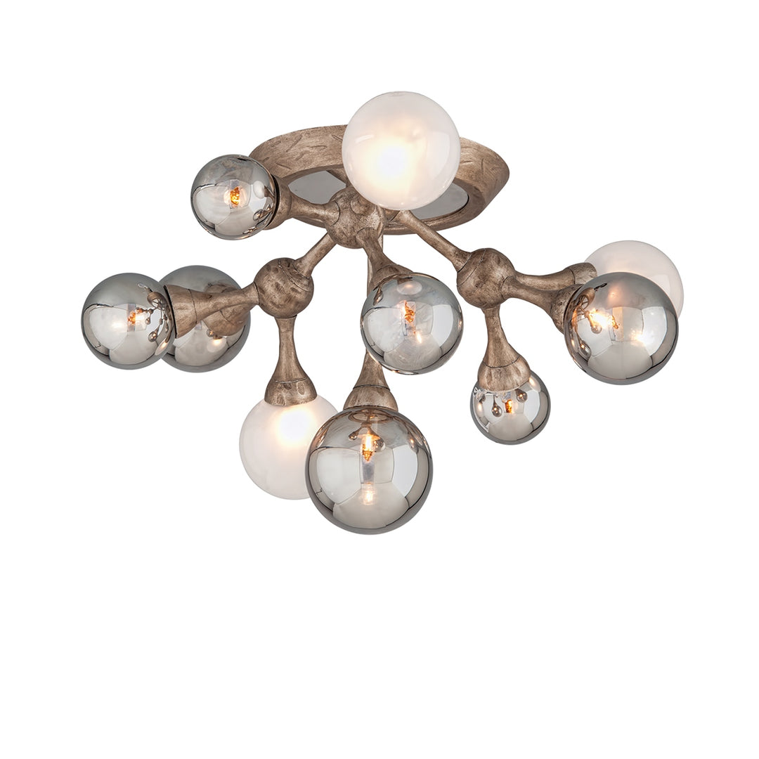 Corbett Lighting Canada - 206-311-SGL - LED Semi Flush Mount - Element - Stria Gold Leaf