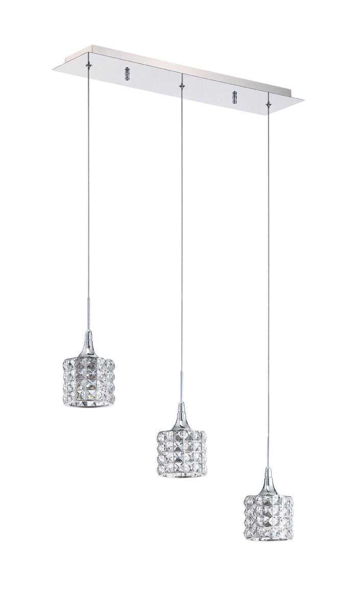Lustra Three Light Bar in Chrome Kendal Canada