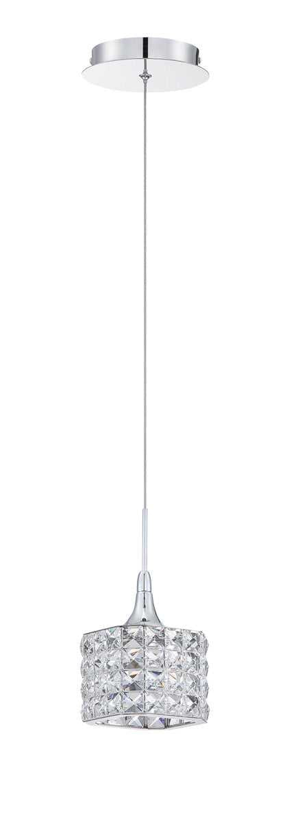 Shimera One Light Pendant in Chrome Kendal Canada