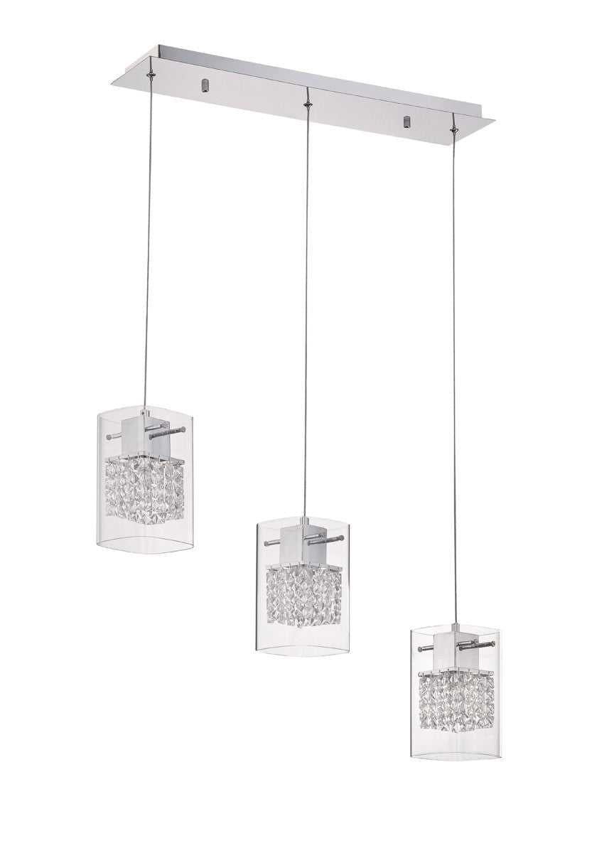 Politan Three Light Bar in Chrome Kendal Canada