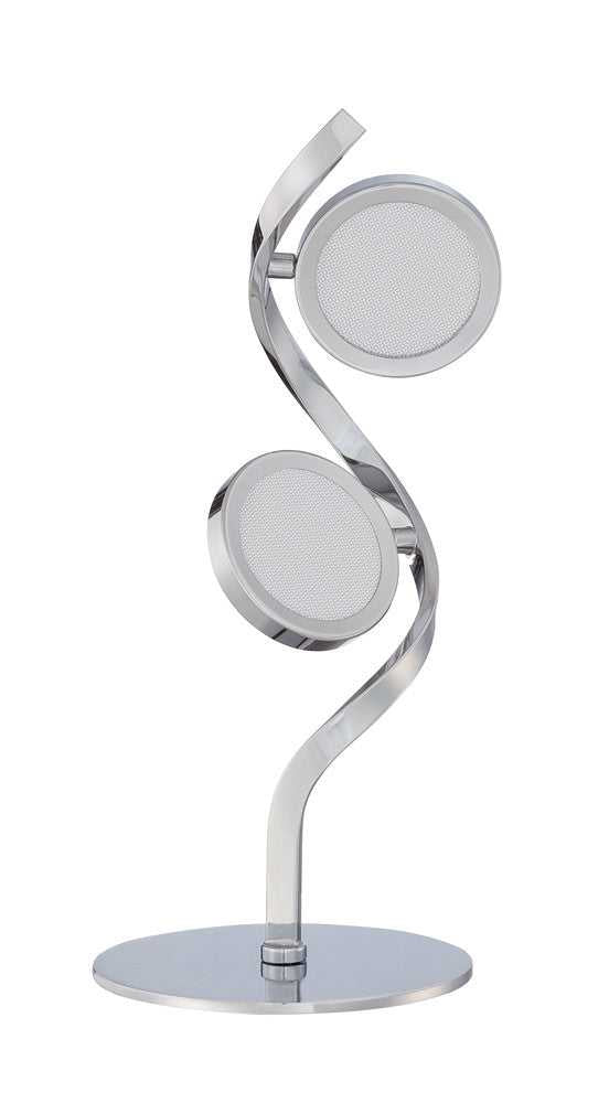 Milan LED Table Lamp in Chrome Kendal Canada