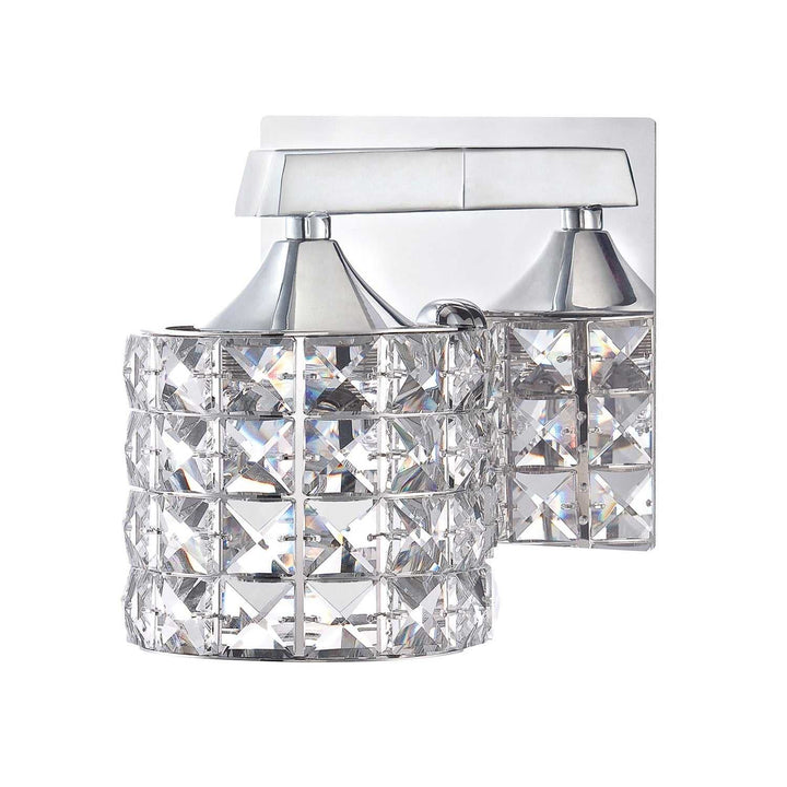 Lustra One Light Bath Sconce in Chrome Kendal Canada