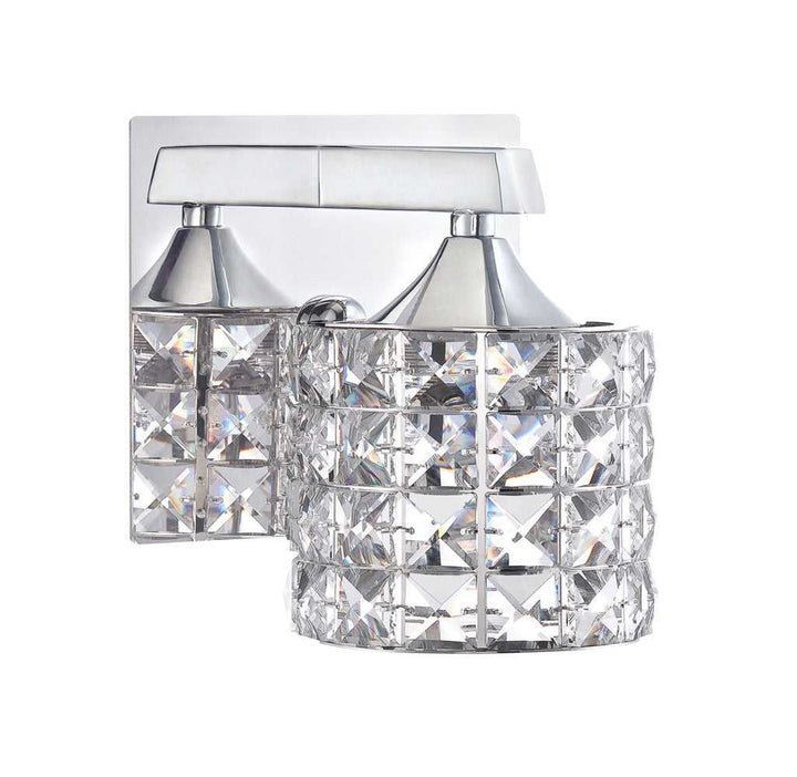 Lustra One Light Bath Sconce in Chrome Kendal Canada