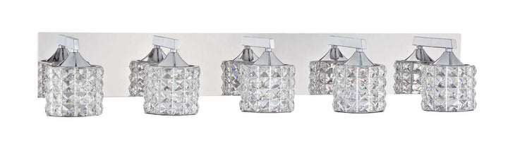 Lustra Five Light Bath in Chrome Kendal Canada