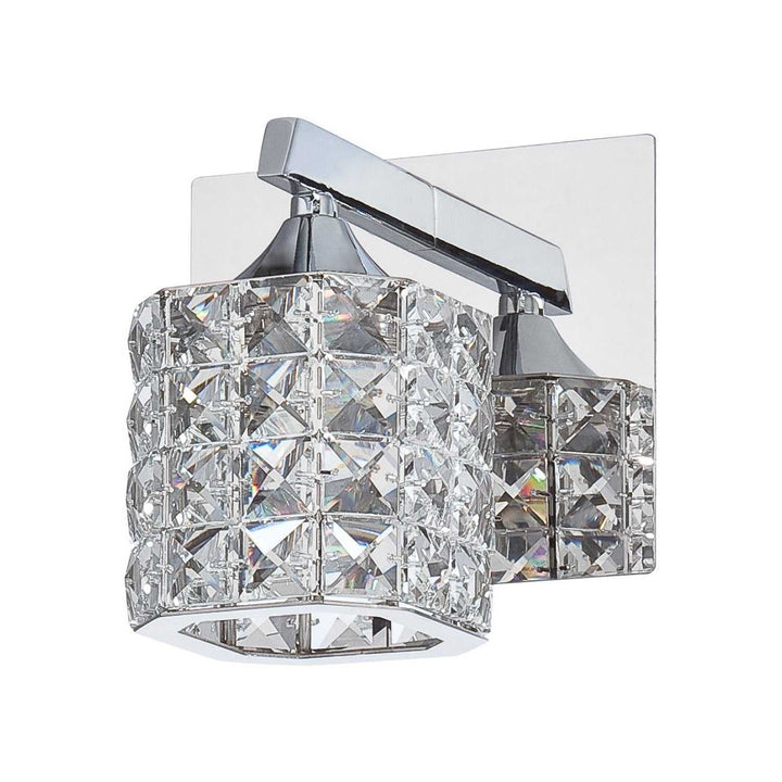 Shimera One Light Bath Sconce in Chrome Kendal Canada
