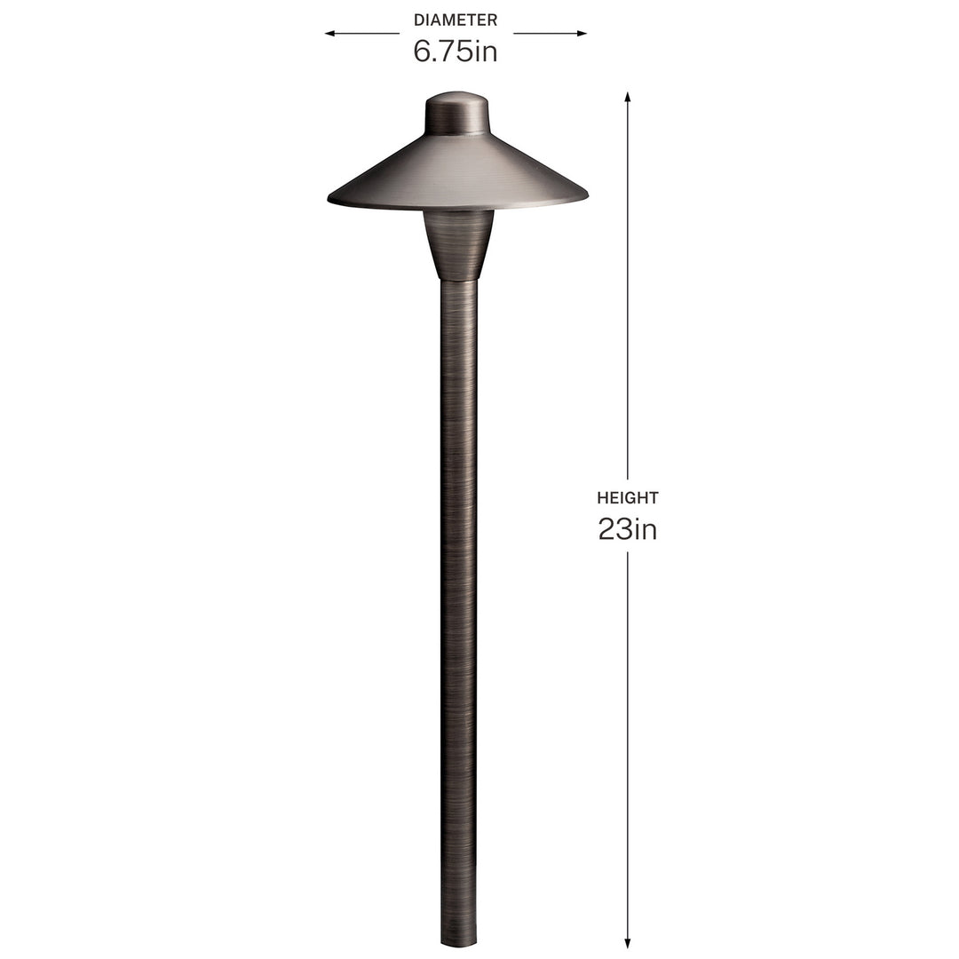 Kichler Canada - 15478CBR - One Light Path Light - Centennial Brass