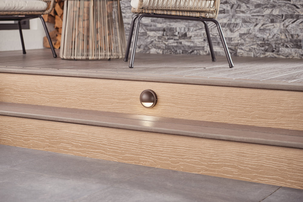 Kichler Canada - 15764AZT27R - LED Deck Light - Textured Architectural Bronze